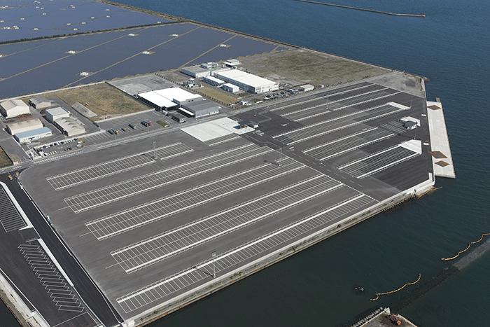 大分港様の上空画像